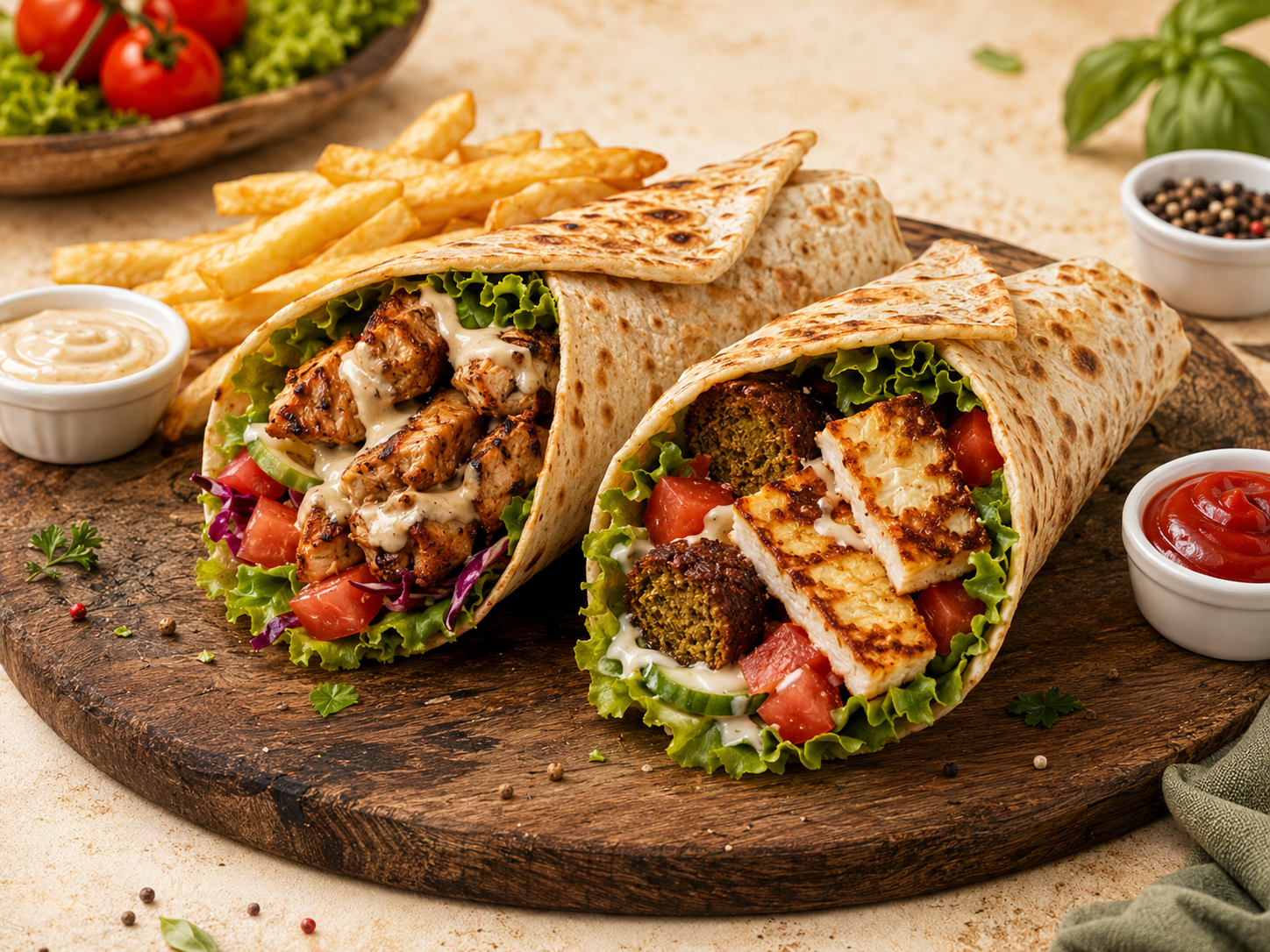 Wraps bei Fero's Fried Chicken